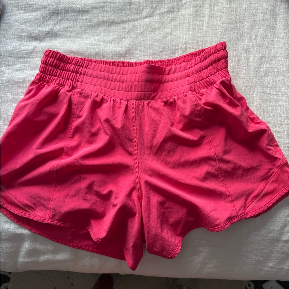 LULULEMON hot pink shorts!